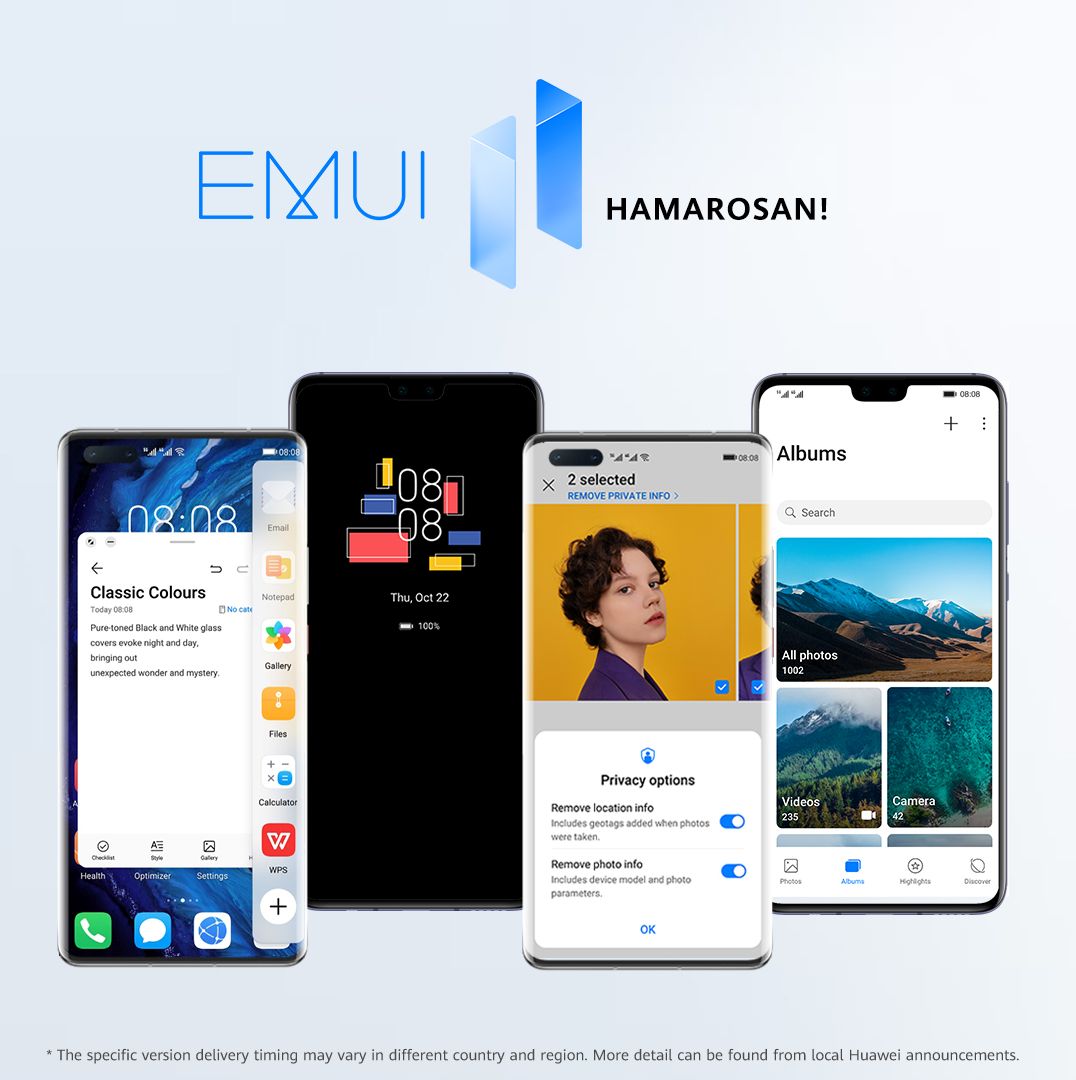 Már decemberben megérkezik az EMUI 11