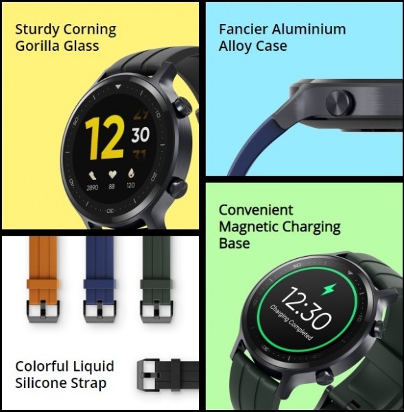 Realme Watch S: nagyobb kijelzővel és akkumulátorral