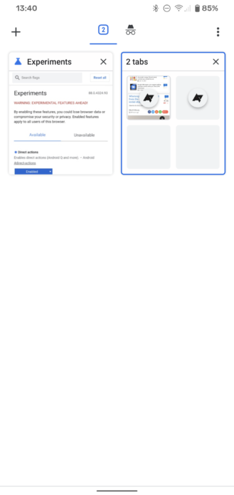 Megújult a Google Chrome Androidon