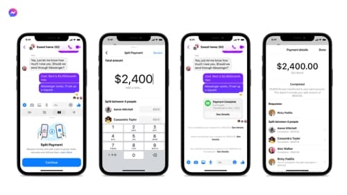 A Messenger is megoszthatja a költségeidet