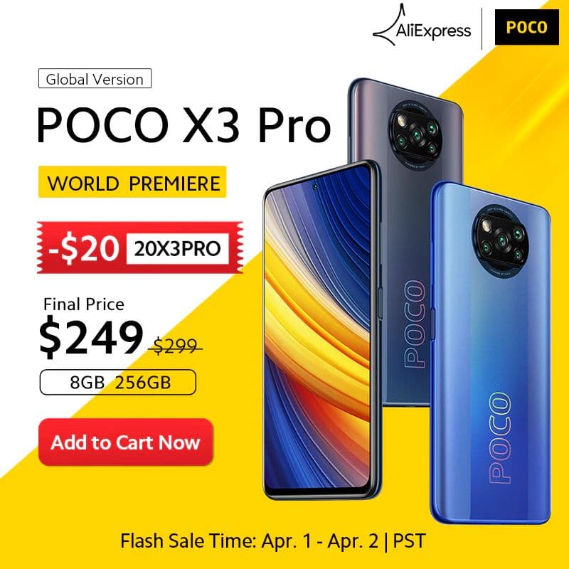 Mától EU raktárban is a Poco X3 Pro!