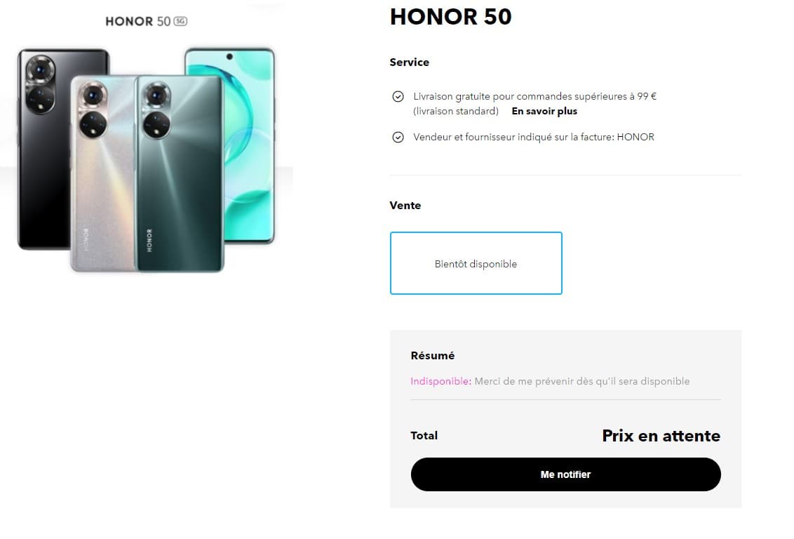 A Honor 50 Európába érkezik, GMS-sel!