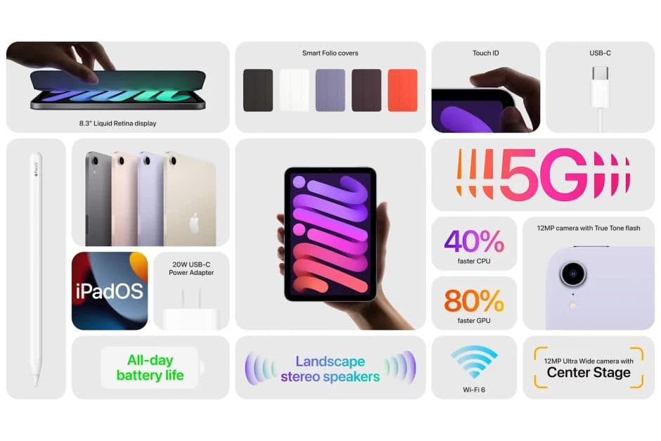 USB C-vel és 5G-vel érkezett az iPad mini 6