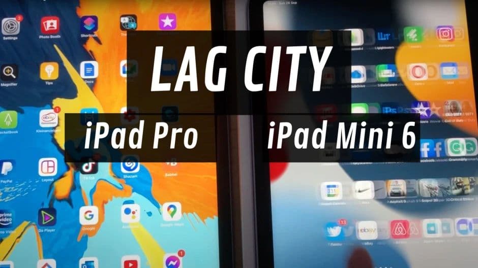 iPad mini 6: jelly scrolling gondok vannak a kijelzővel