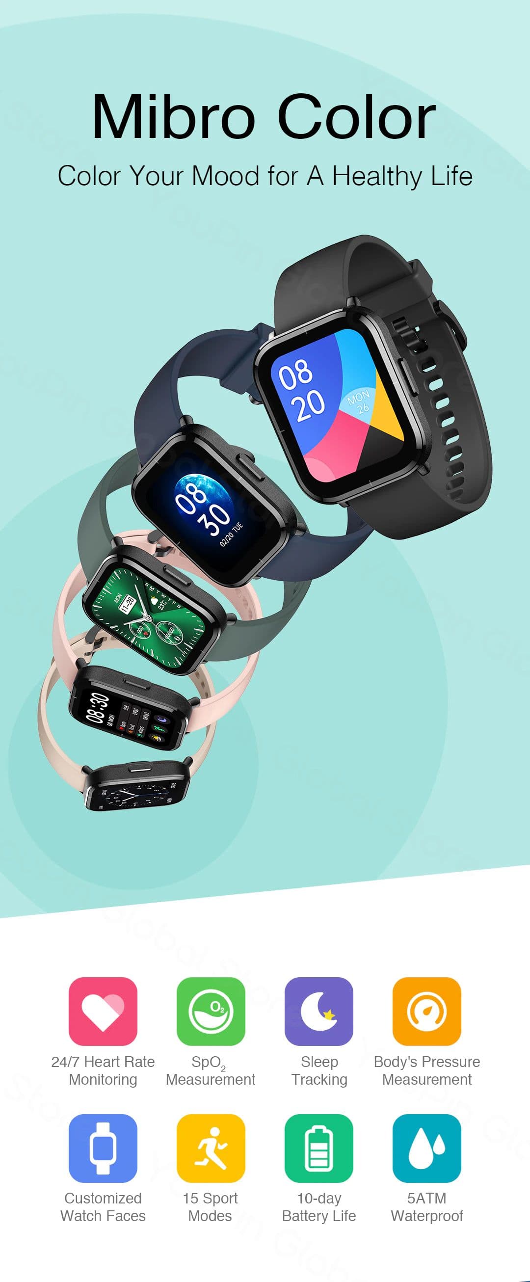 Féláron: itt az új Mibro Color Smartwatch!