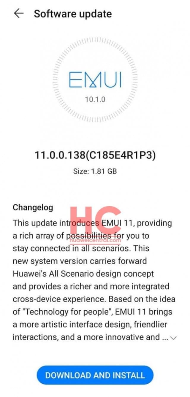 EMUI 11-re frissül a Huawei P30 és a Mate 20 család