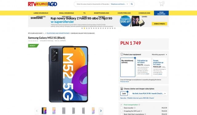 Vasárnap debütál a Galaxy M52 5G