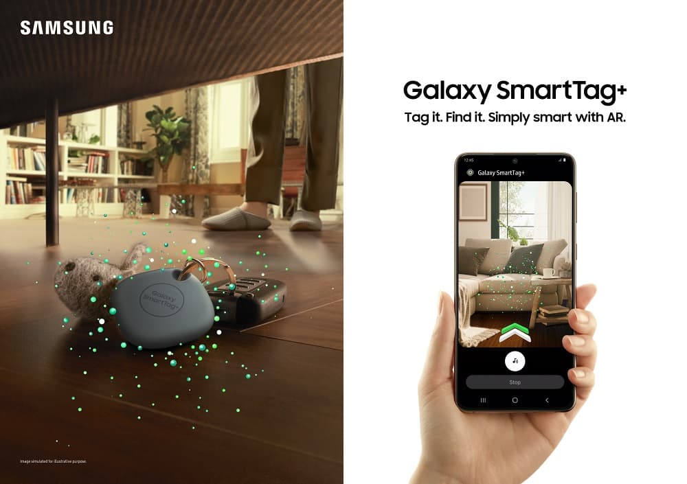 Jövő héttől kapható a Samsung Galaxy SmartTag+ tárgykövető