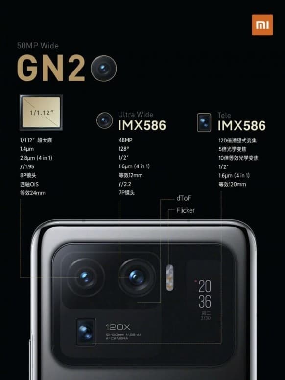 Xiaomi 12: 50 megapixel, 5x periszkóp