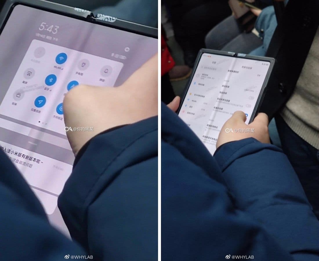 Kémfotón a Xiaomi összehajtható prototípusa