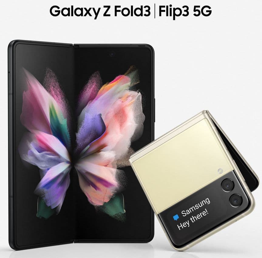 Gyári fotókon a Samsung Galaxy Z Fold 3 és Z Flip 3