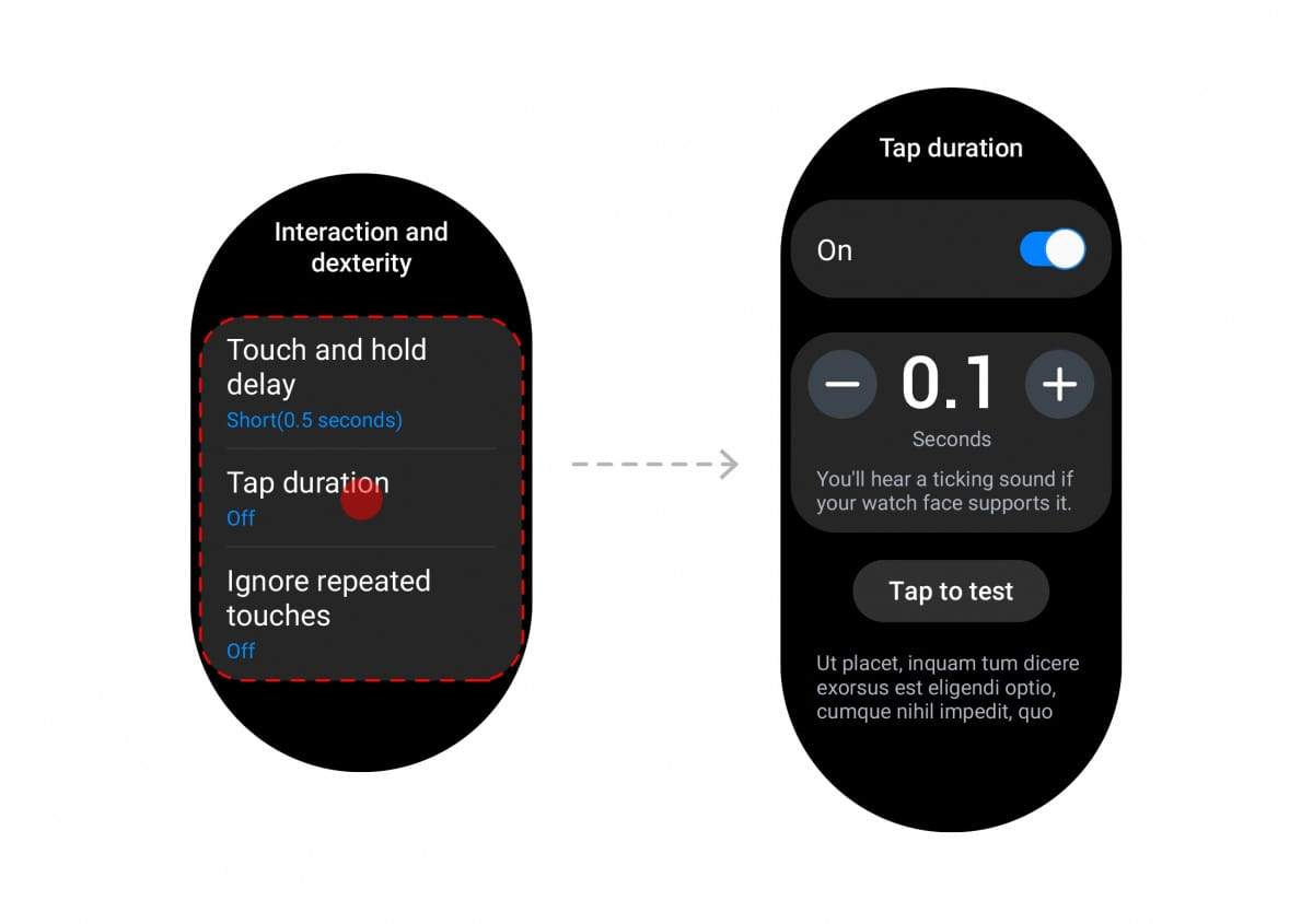 Képeken a Samsung megújult órás kezelőfelülete, a One UI Watch 4.5