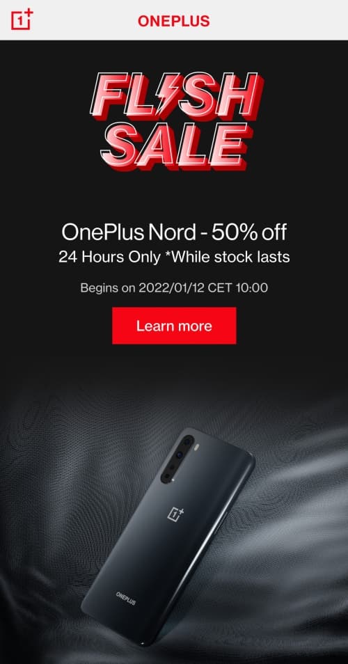 Hihetetlen OnePlus Nord villámakció