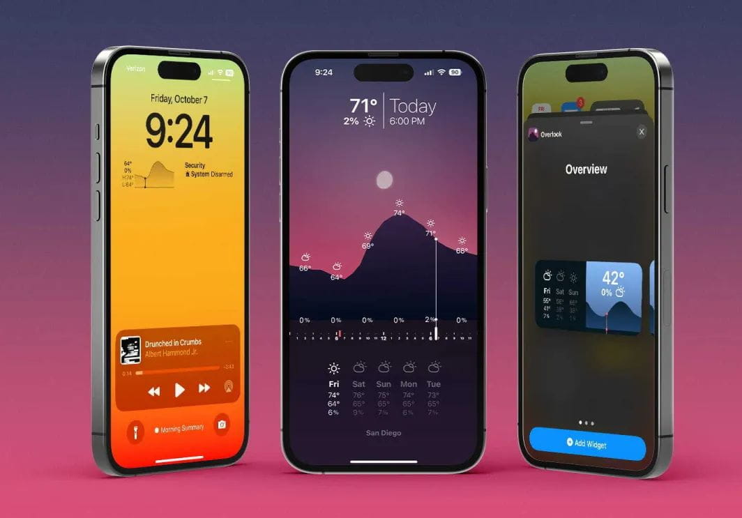 iOS: Overlook Weather, egy gyönyörű és ingyenes időjárás app