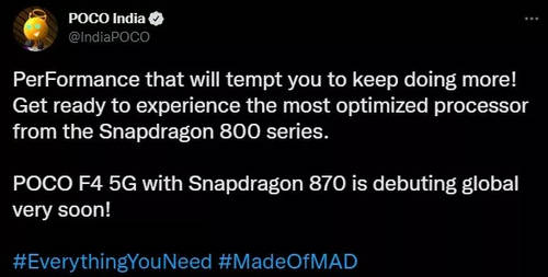 Hamarosan jön a Poco F4, de a processzor marad