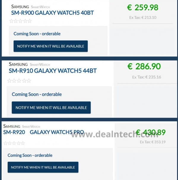 Olcsóbb lesz a Samsung Galaxy Watch5