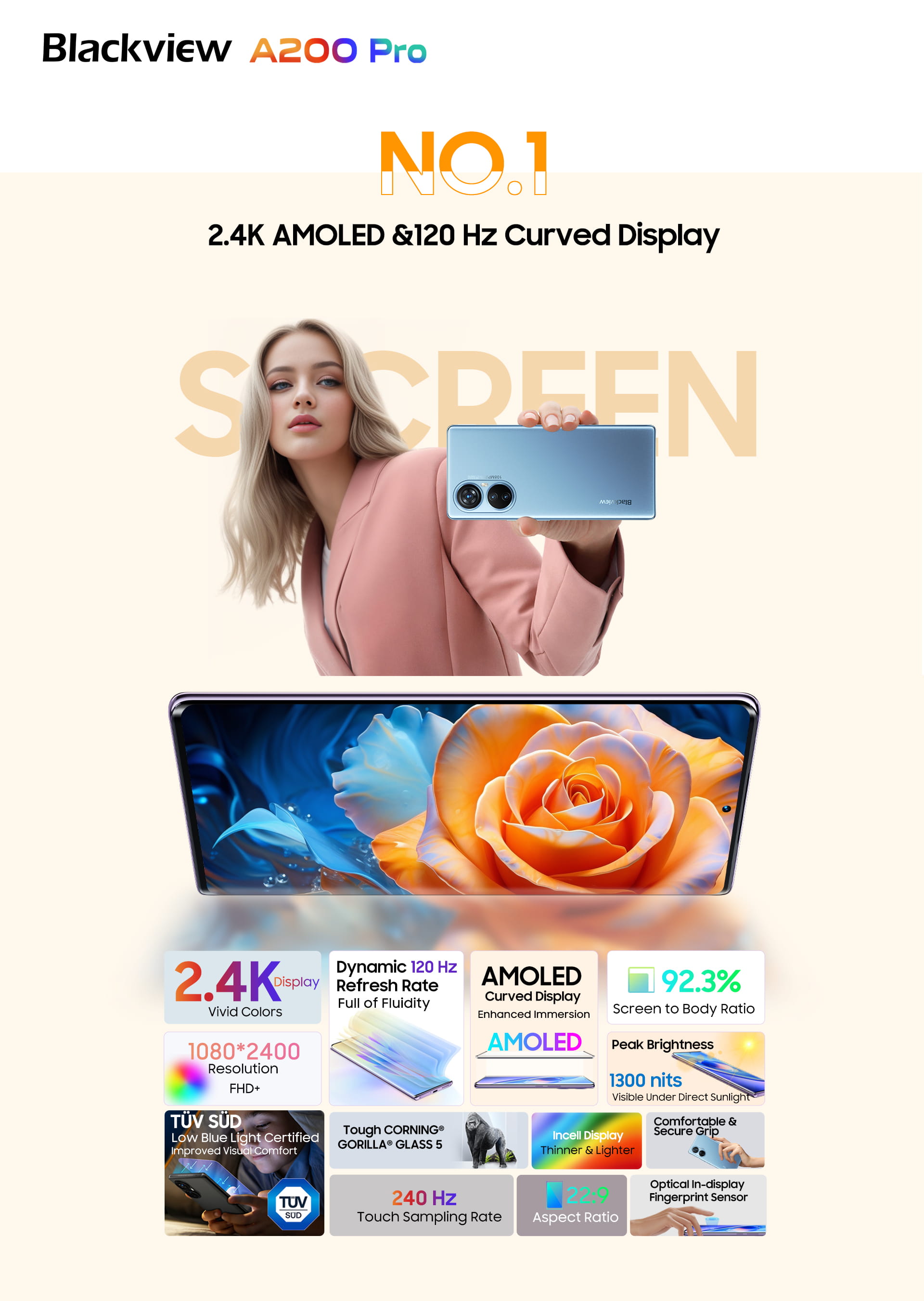 Debütált a Blackview első ívelt kijelzős üzleti csúcsmobilja