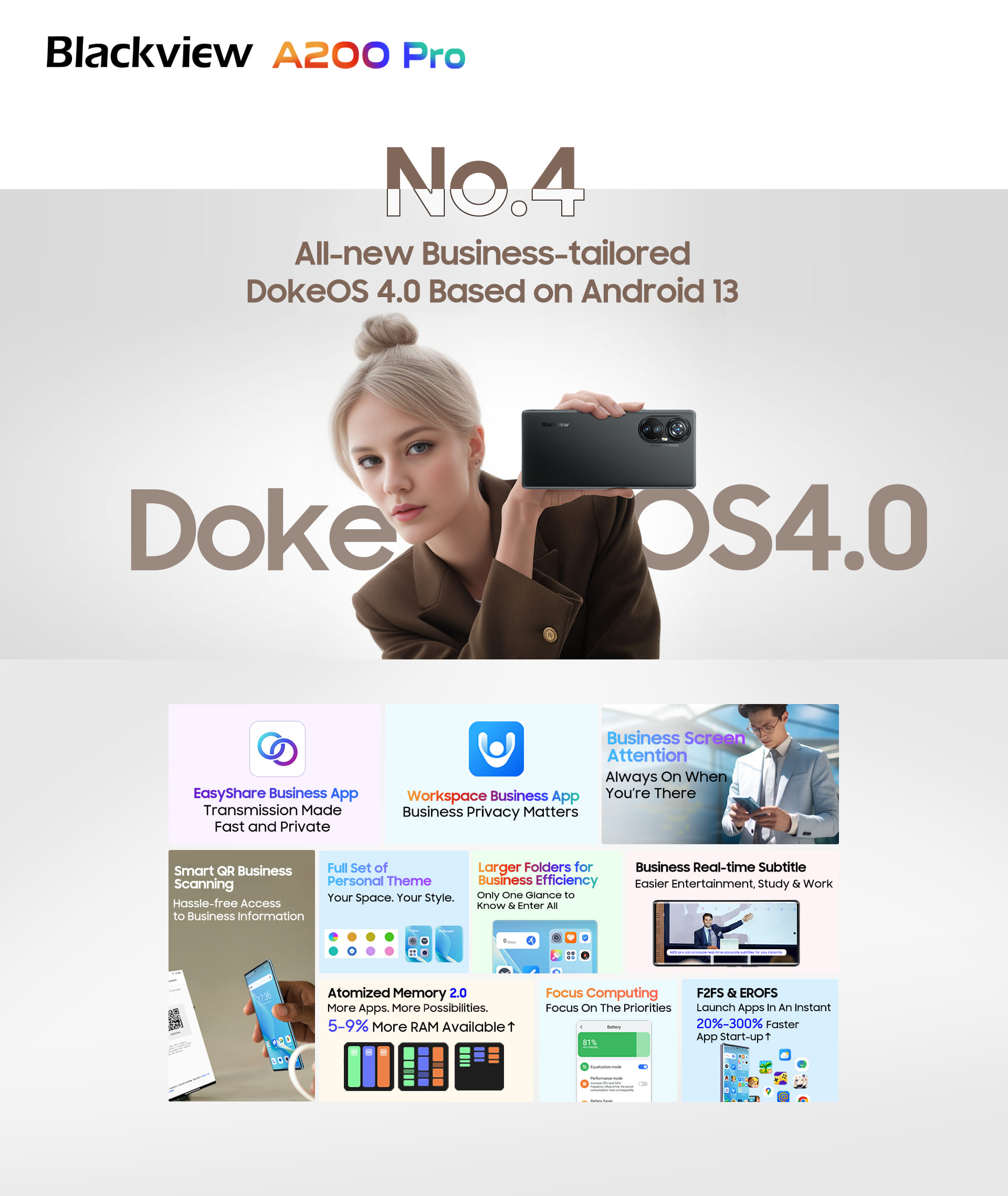 Debütált a Blackview első ívelt kijelzős üzleti csúcsmobilja