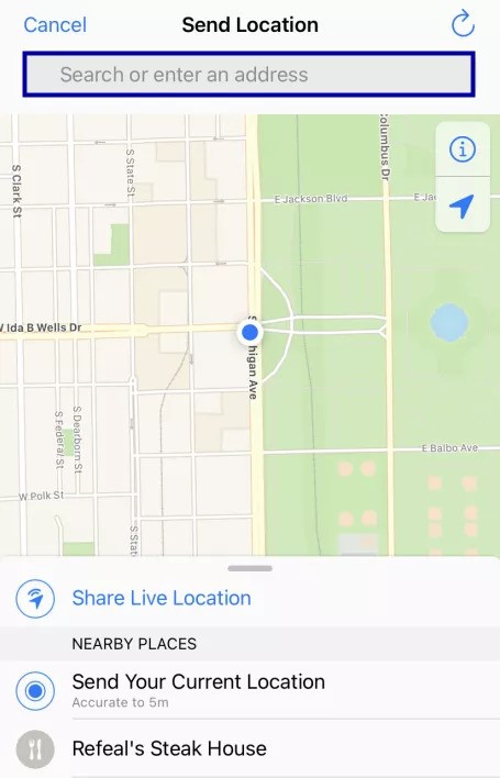 Hogyan küldhetünk hamis helyeket és élő helyeket a WhatsApp-on?