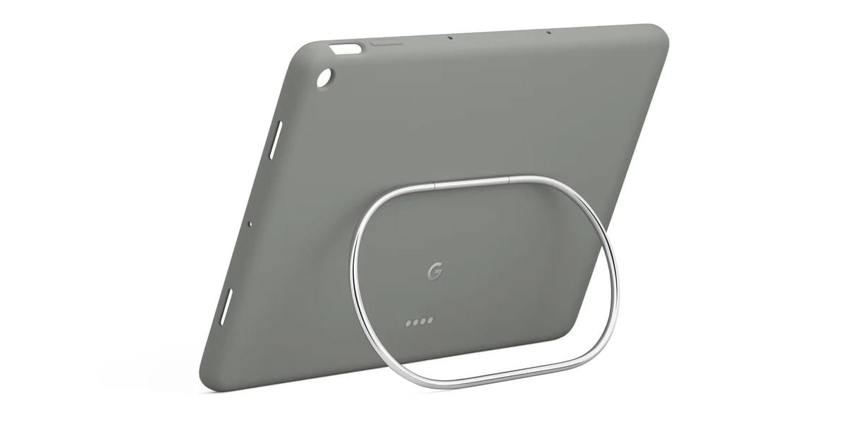 Itt a Google Pixel Tablet, gyárilag adott hangszórós töltő dokkolóval