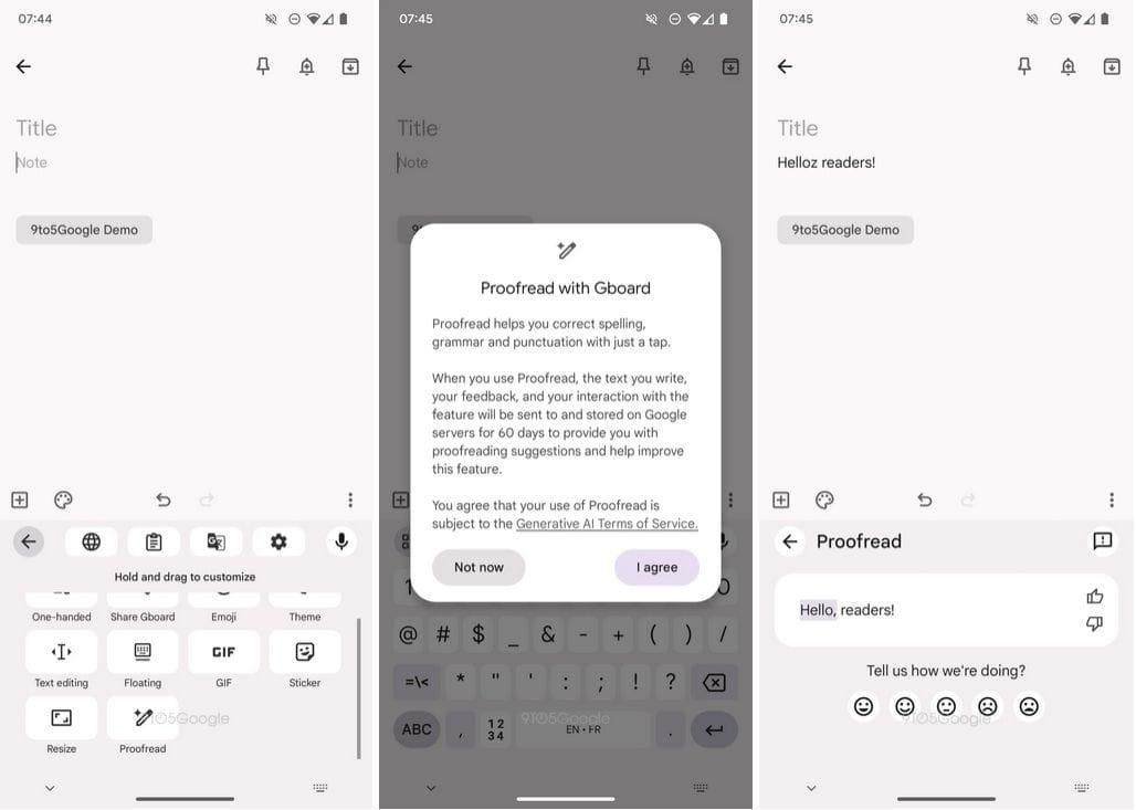 Új funkciók a Gboard billentyűzetben