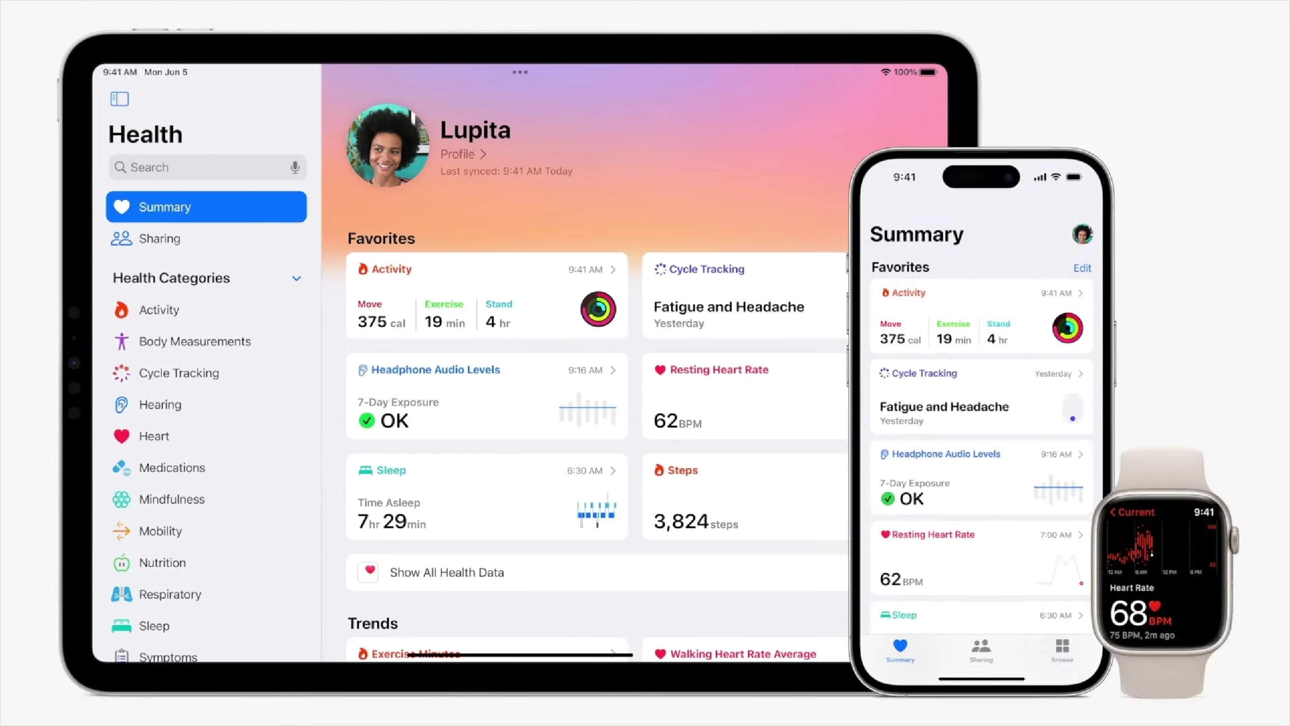 Itt az iPadOS 17 Live Widgets és Health for iPad funkcióval