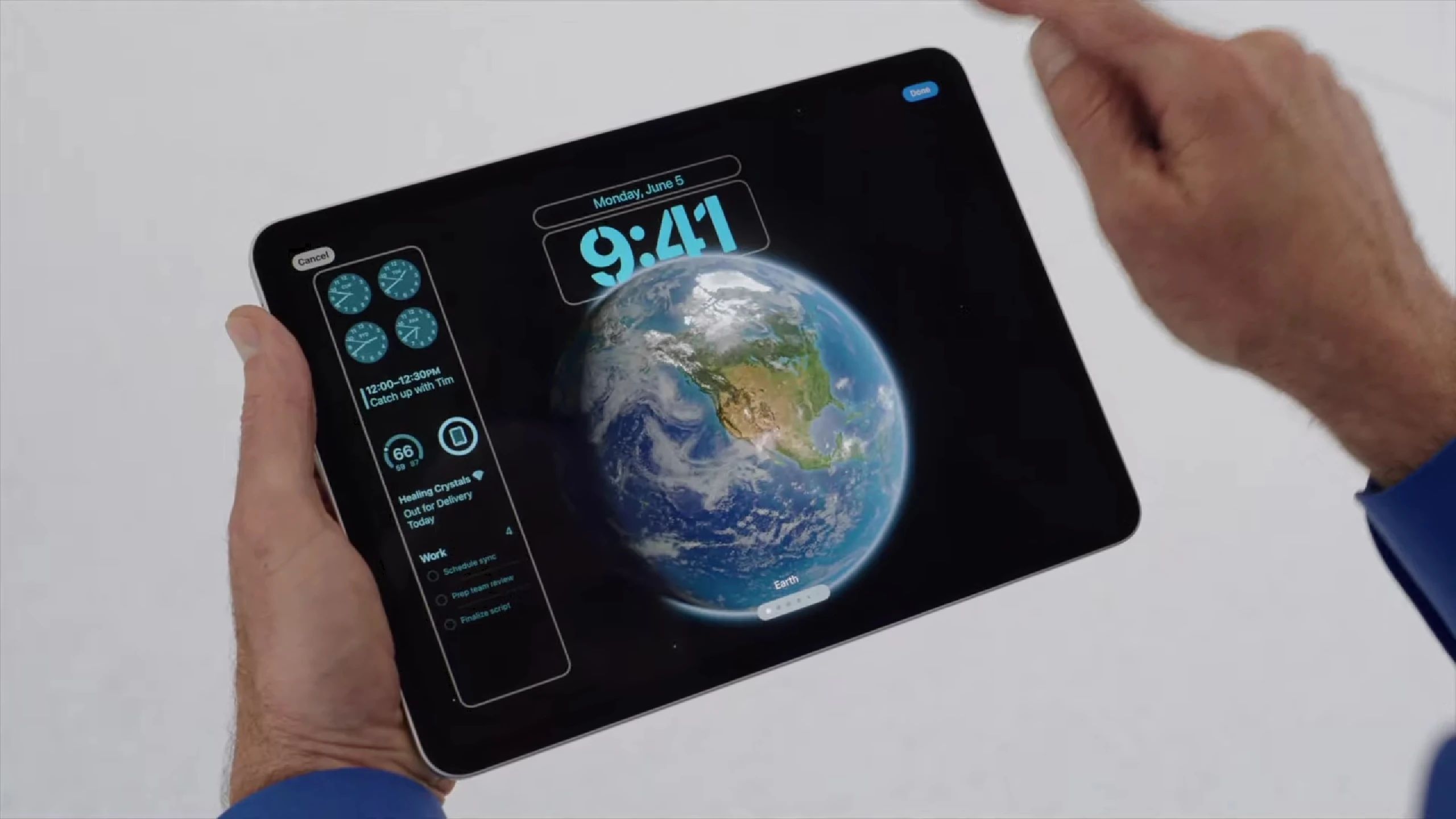 Itt az iPadOS 17 Live Widgets és Health for iPad funkcióval
