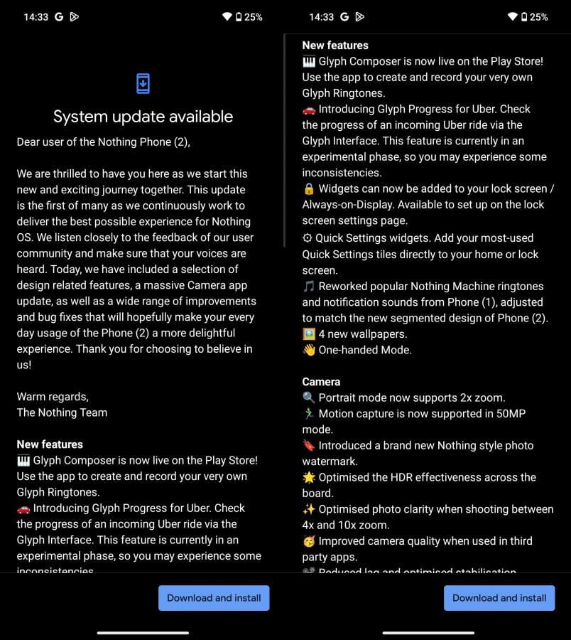 Már az első frissítés rengeteg új funkciót hozott az új telefonnak