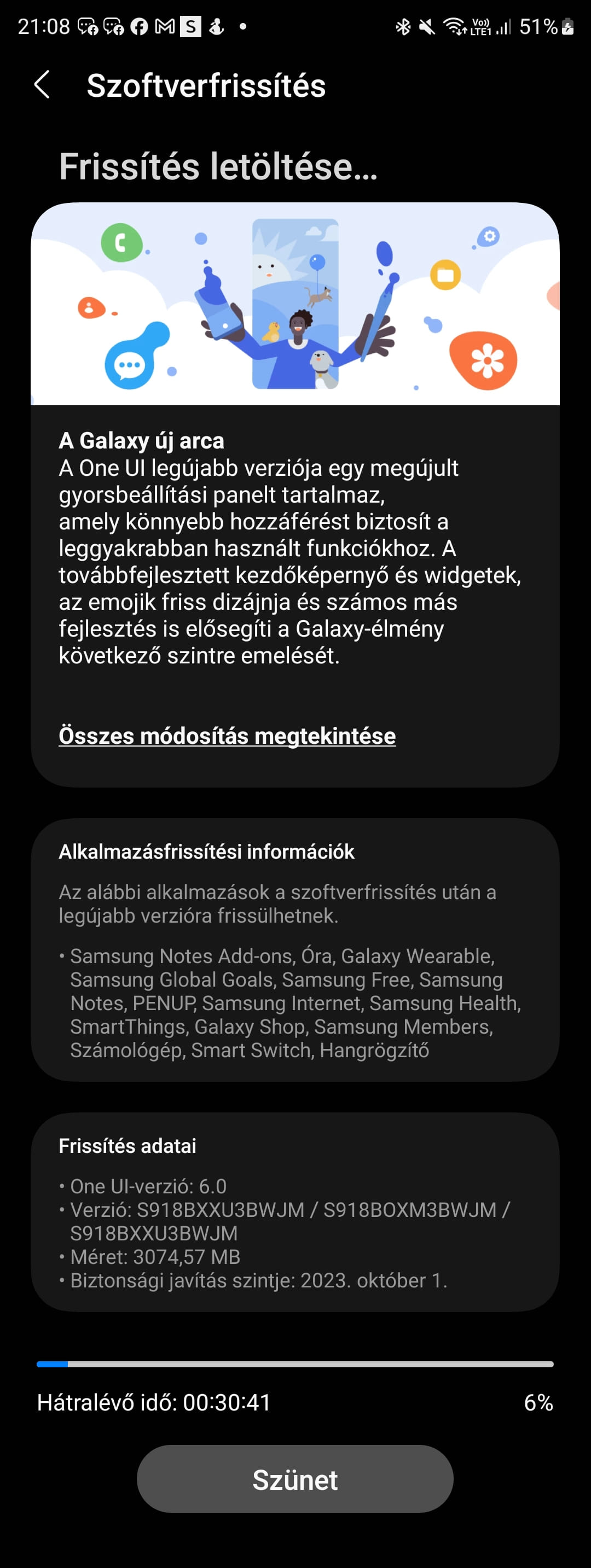 Tölthető az Android 14 a Samsung Galaxy S23 szériára!