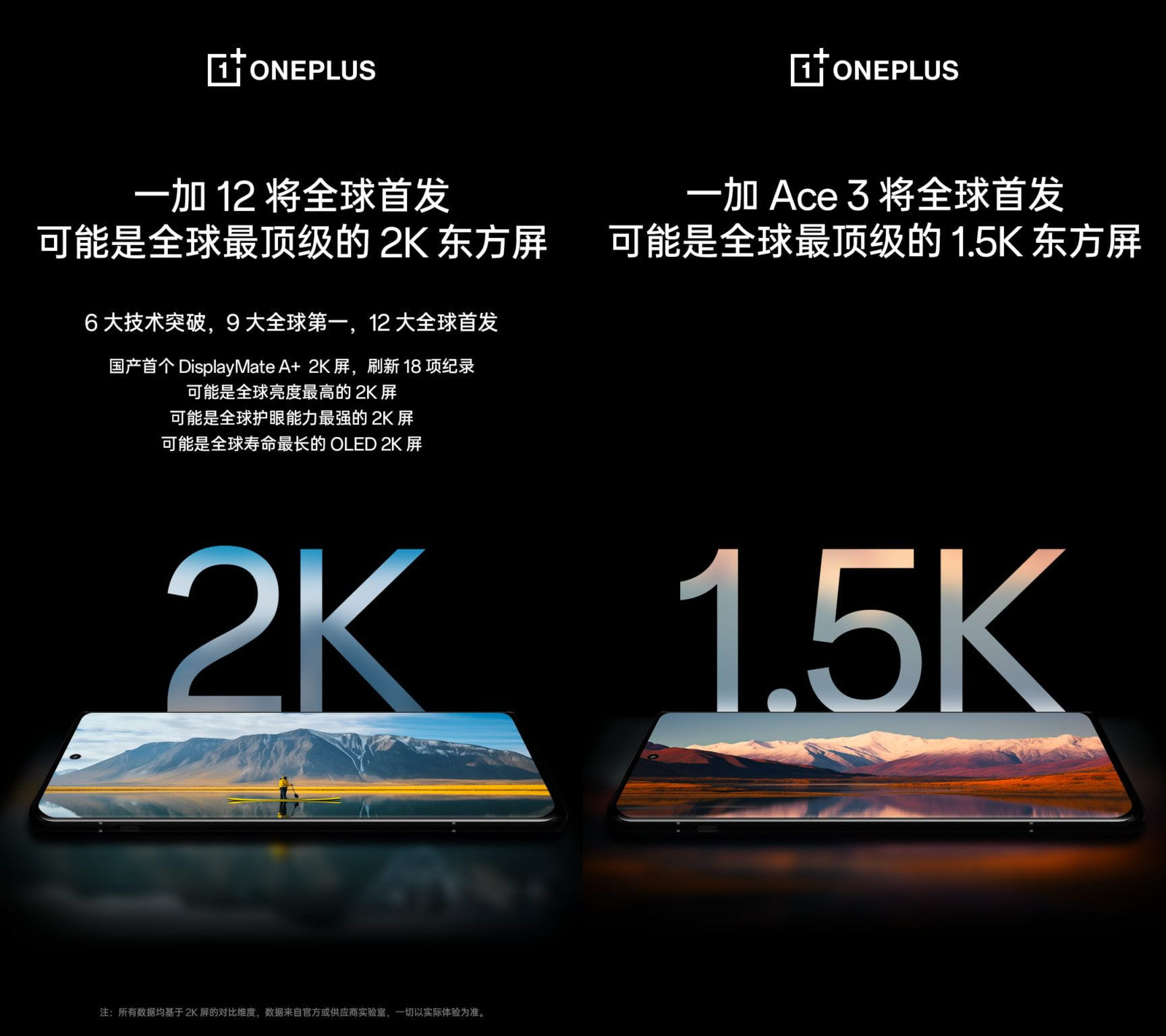 OnePlus 12 és OnePlus Ace 3 részletek