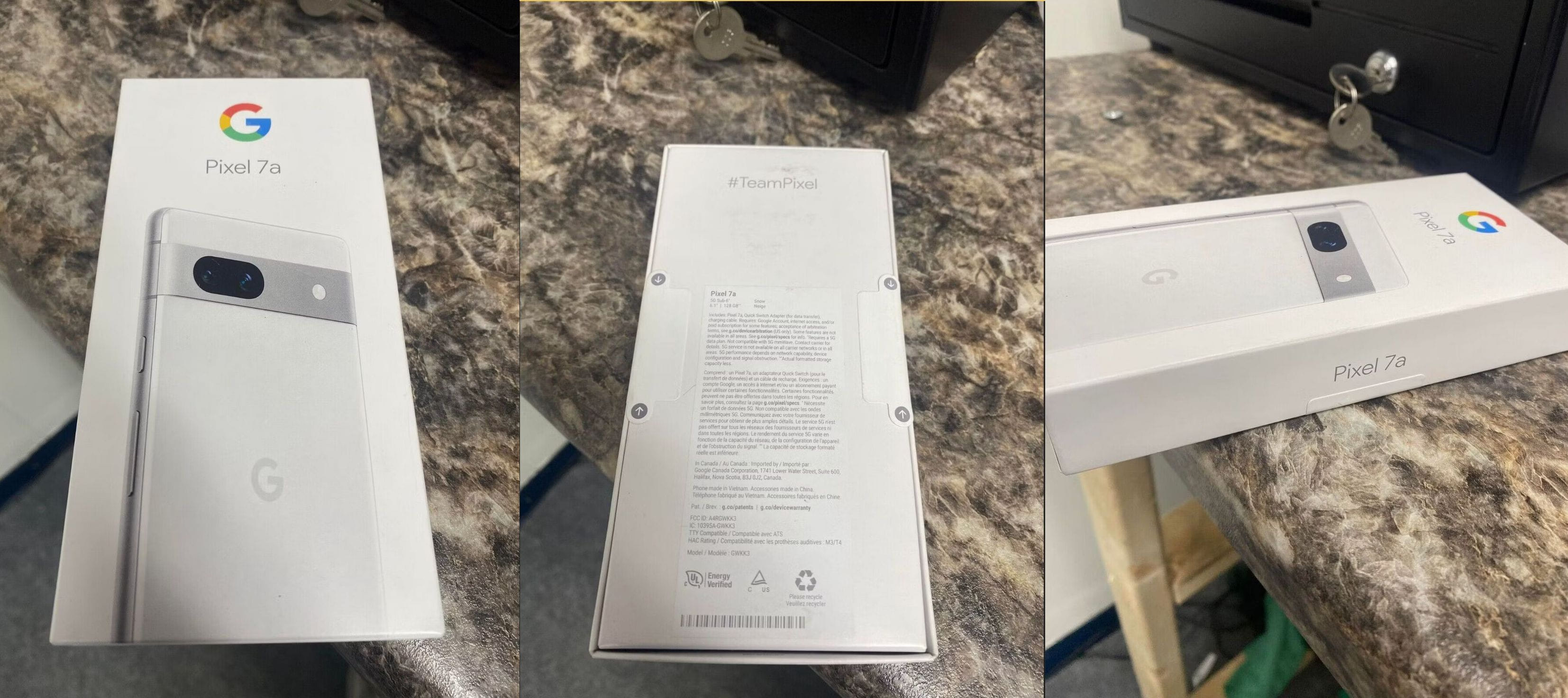 Ezek lesznek a Pixel 7a dobozában