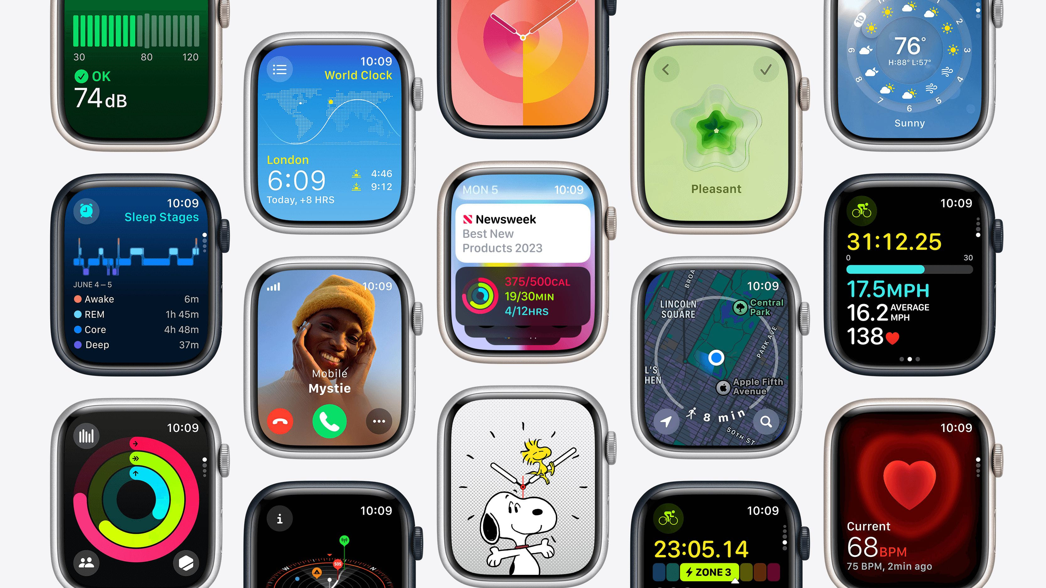 A watchOS 10 öt legjobb új funkciója