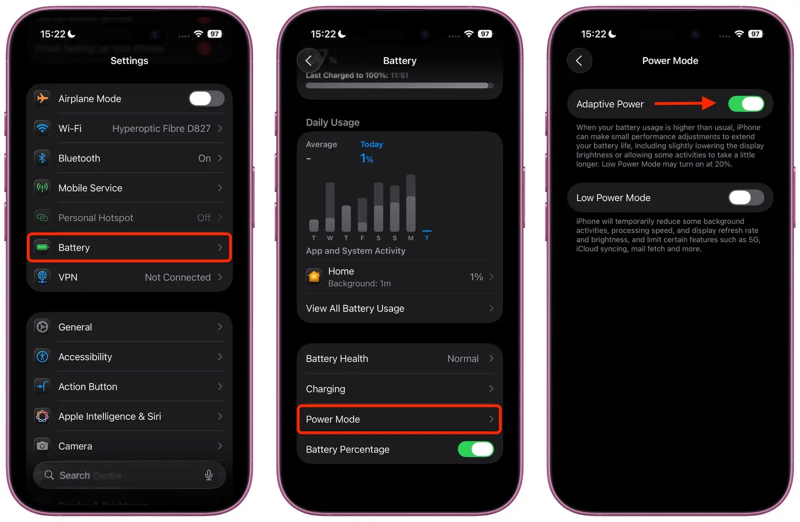 iOS 26 adaptív energiatakarékos mód – minden, amit az új akkumulátorkímélő funkcióról tudni érdemes