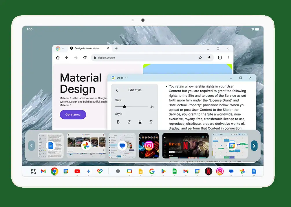 Az Android 16 megkönnyíti a legutóbbi alkalmazások megtalálását az új tálca-túlcsordulási funkcióval