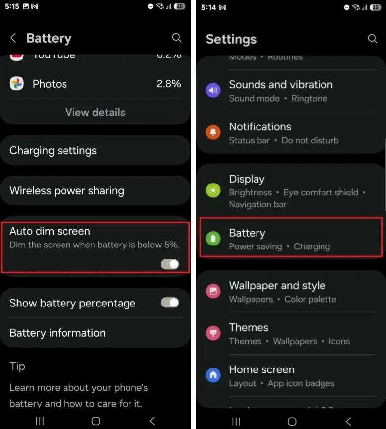 A One UI 7 kevésbé agresszívvá, de használhatóbbá teszi az akkumulátorkímélőt