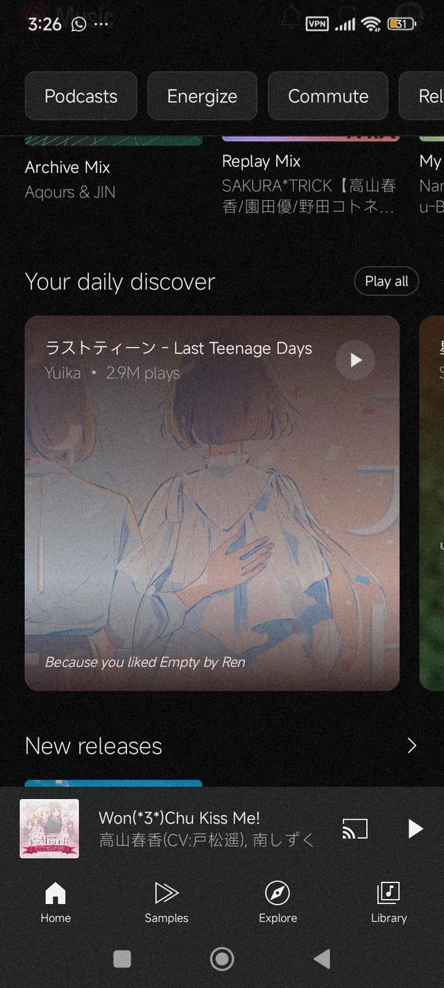 A YouTube Music megelőzheti a Spotify-t: itt a Daily Discover, ami minden nap új zenét hoz