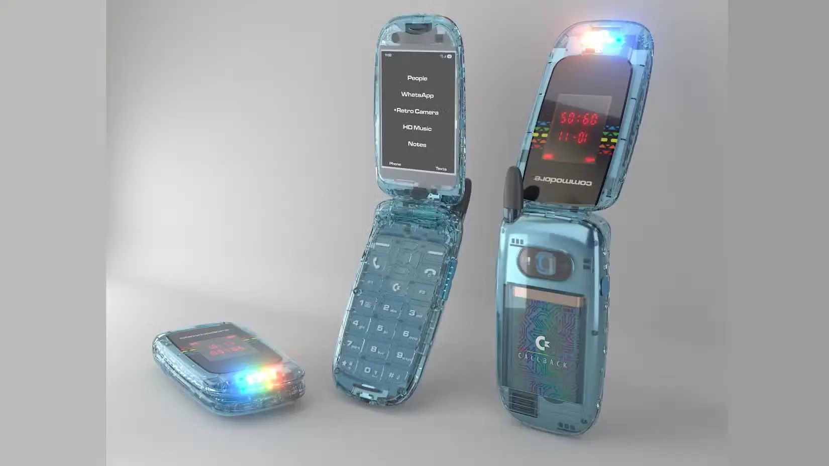 A Commodore visszatér: jön a Callback 8020, a hajlítható telefon, amely a digitális túlterheltség ellen harcol