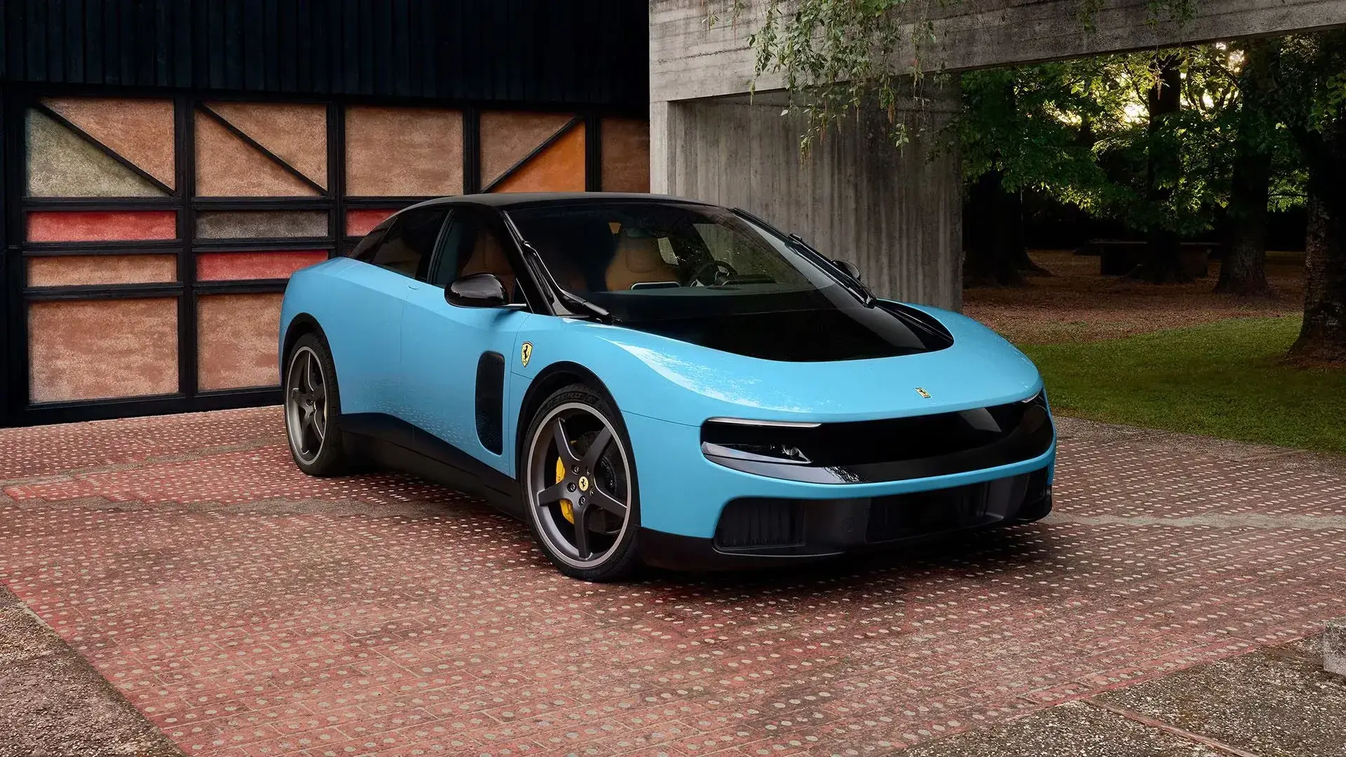 A Ferrari első elektromos szupersportautója elképesztő technológiát kapott: Samsung OLED kijelző költözött a műszerfalra