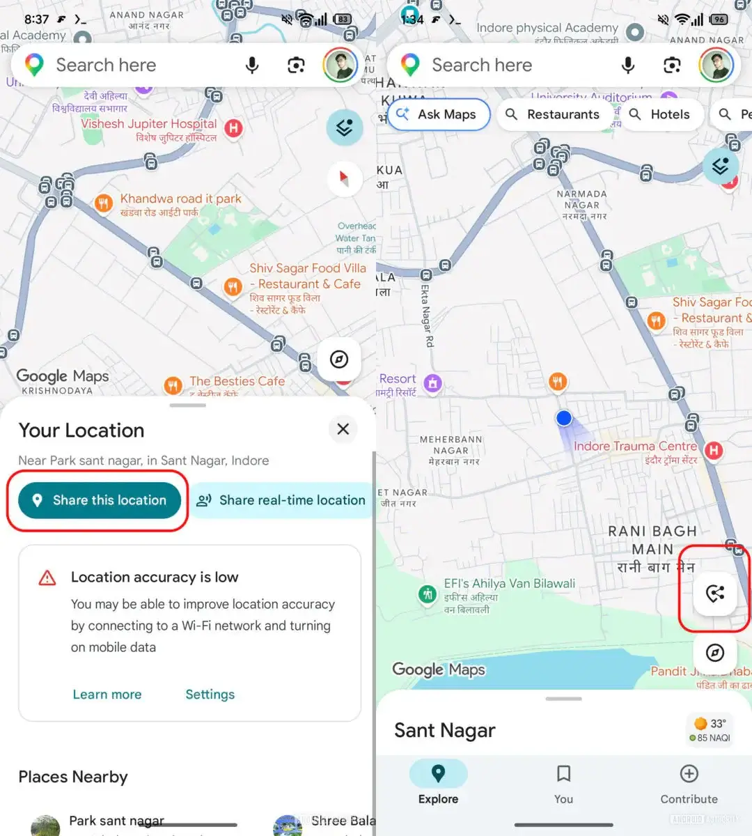 Végre még egyszerűbb lesz megosztani a helyzetünket Google Mapsen 