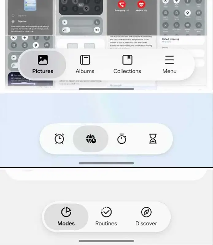 Megérkezett az új lebegő alsó menüsor a One UI 8.5-be!