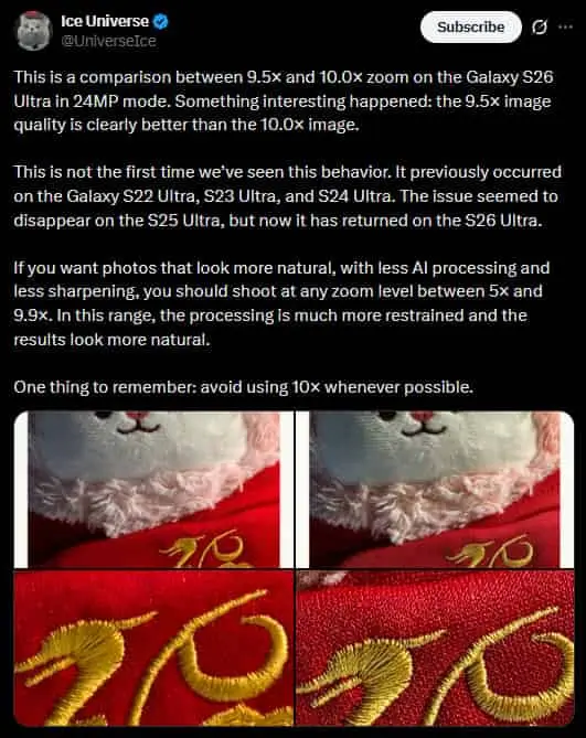 Meglepő kamera tipp Galaxy S26 Ultra felhasználóknak