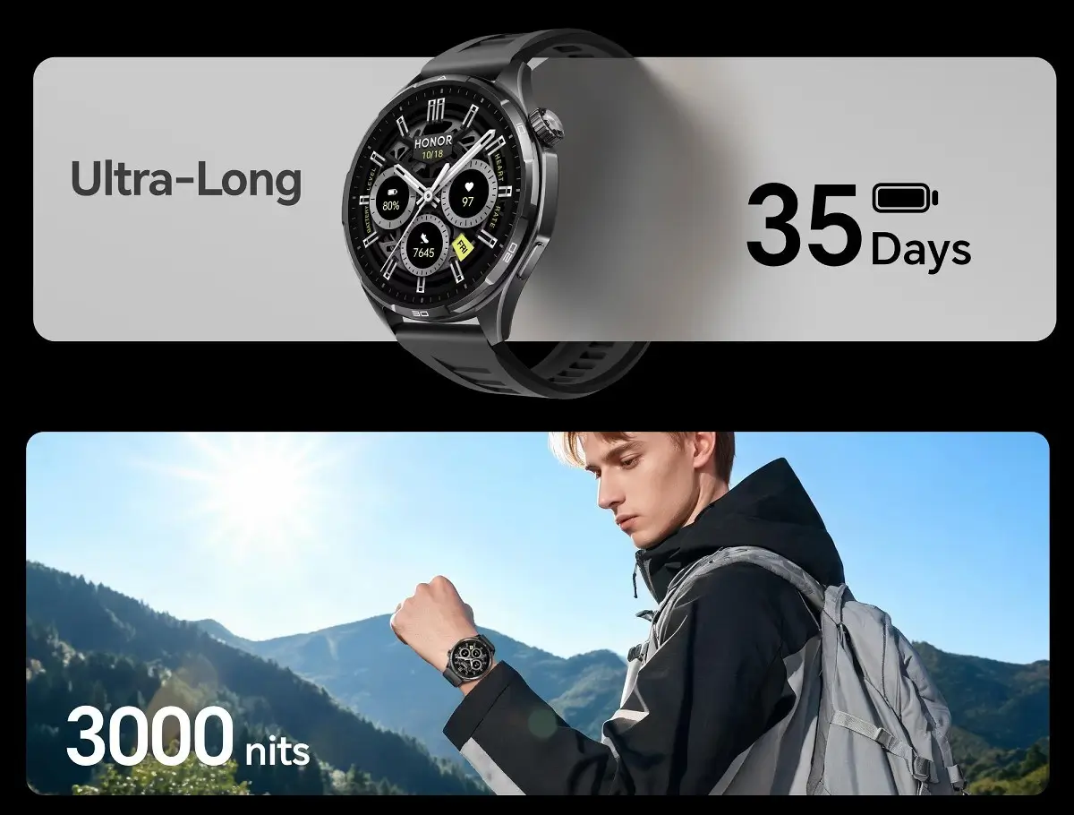 Honor Watch 6: elképesztő üzemidő és rekordméretű akkumulátor került a karcsú okosórába