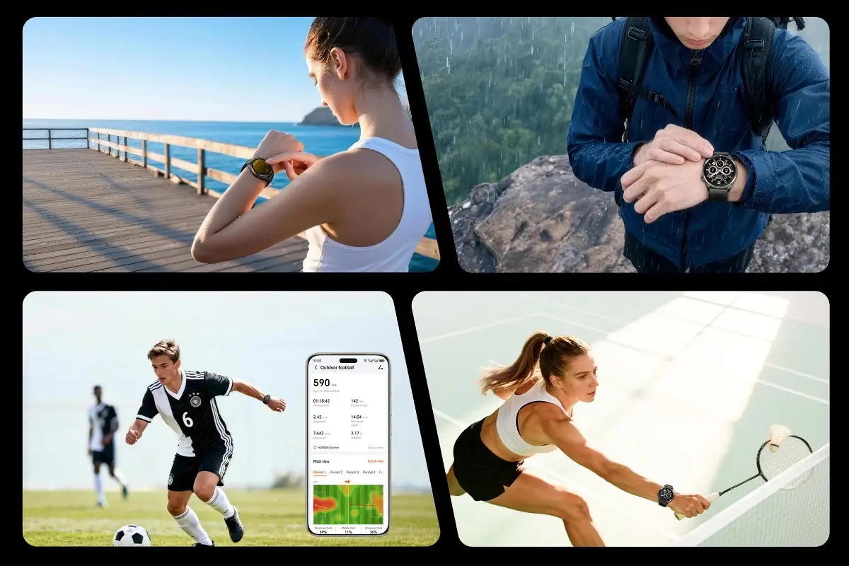 Honor Watch 6: elképesztő üzemidő és rekordméretű akkumulátor került a karcsú okosórába