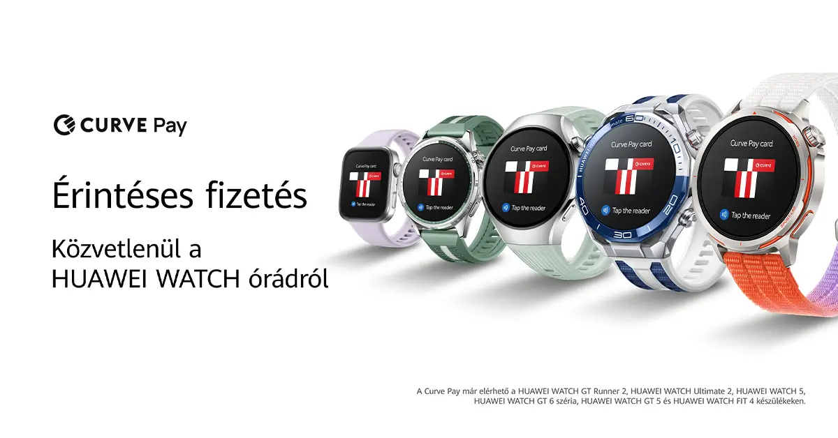 Végre itthon is fizethetsz Huawei okosóráddal