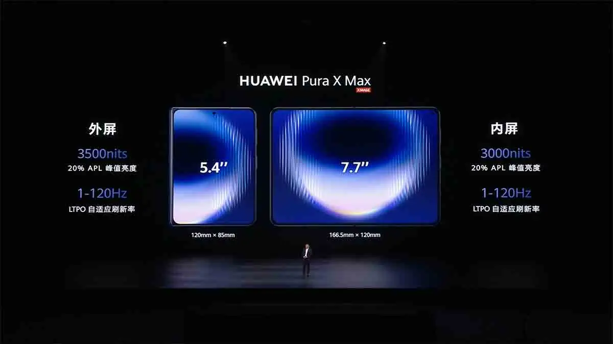 Huawei Pura X Max: megérkezett az első „széles hajlítható” okostelefon