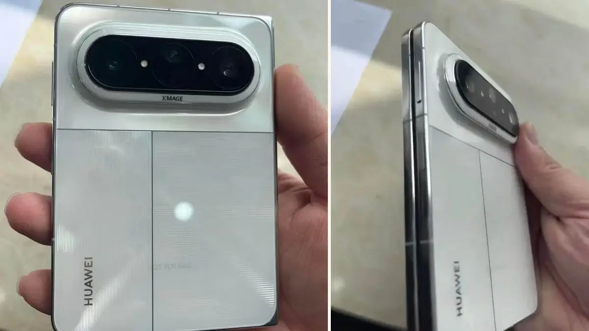 Képeken és videón a Huawei Pura X Max a holnapi bejelentés előtt