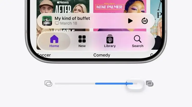 iOS 27: az Apple végre szabad kezet ad a Liquid Glass átlátszóságának beállításában