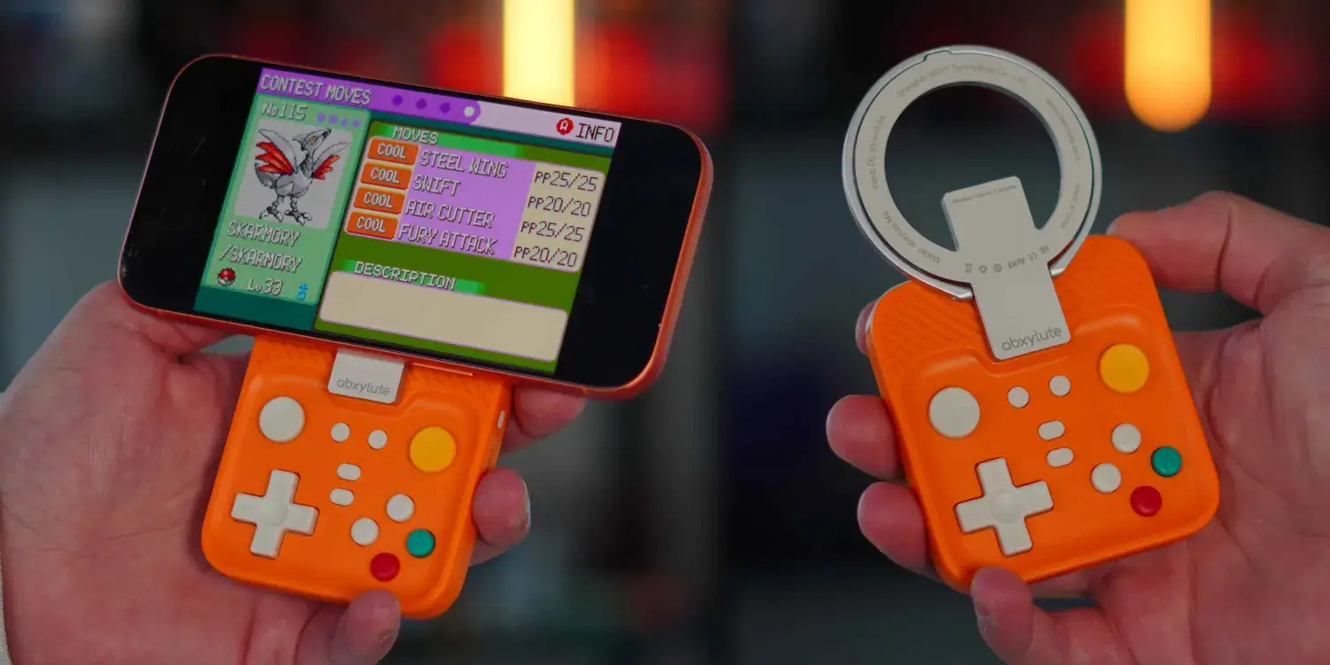 Ez az apró MagSafe kontroller igazi gombokat és retró hangulatot hoz az iPhone-ra