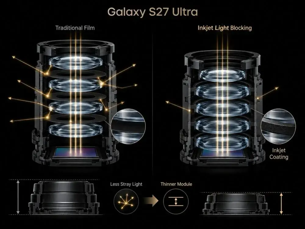 Samsung Galaxy S27 Ultra: új gyártási technológia teheti még vékonyabbá a csúcsmobil kameráját