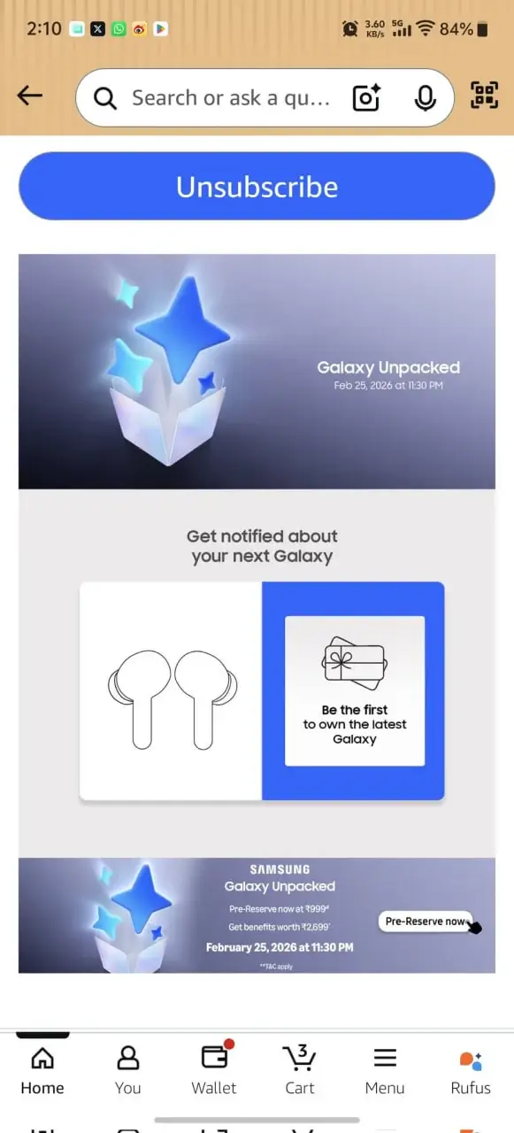 Élő képeken a Samsung Galaxy Buds4, az Amazon pedig a közelgő premierre utal